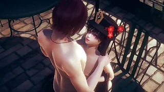 Genshin Impact Hentai - Hu Tao Boobjob and anal back creampie uncensored - Japanese Asian Manga Anime Cagoule Game Porn